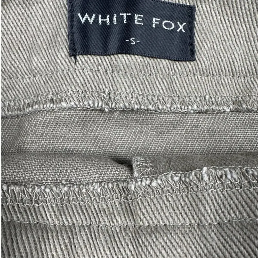 White Fox - Cut Out Mini Skirt in Gray Brown